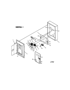 Transfer Switch Diagram and Parts List for 01917-0  Briggs and Stratton Generator